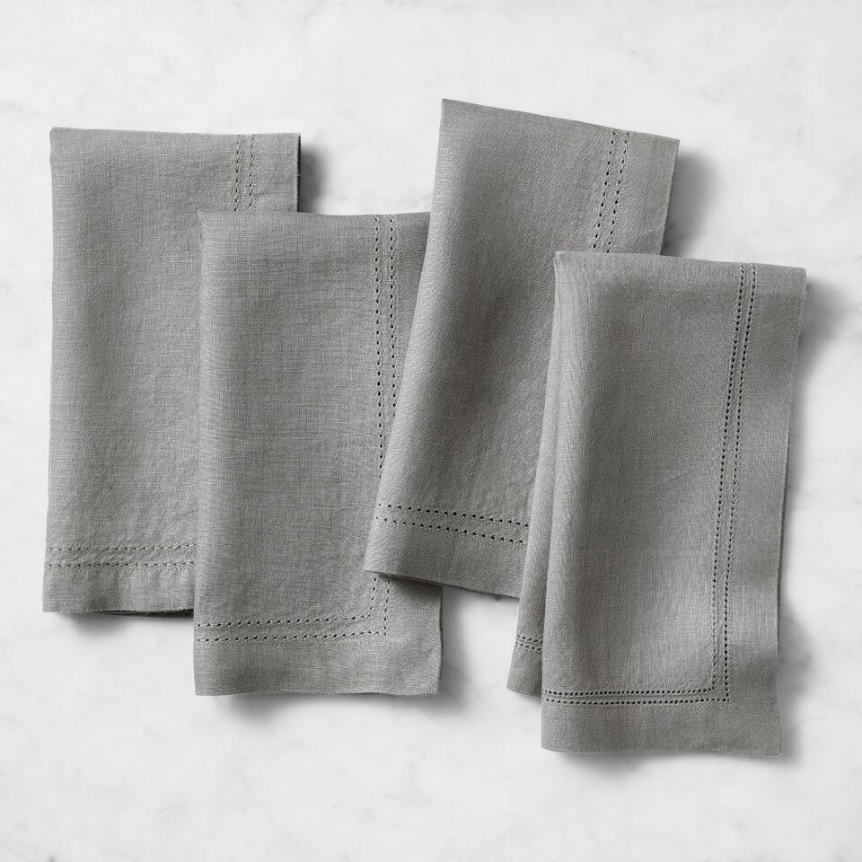 Linen Double Hemstitch Napkins Williams Sonoma Australia